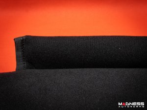 Seat Cushion - Black w/ Alfa Romeo Logo in Red